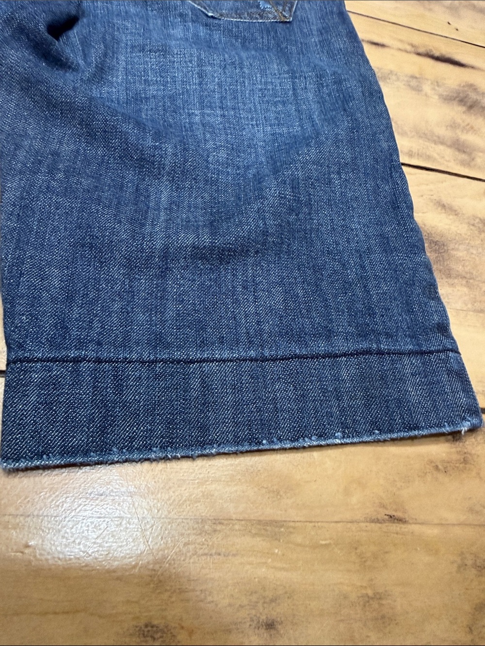 !it jeans Women's Mid-Length Denim Bermuda Shorts — Dark Blue - Picture 9 of 9